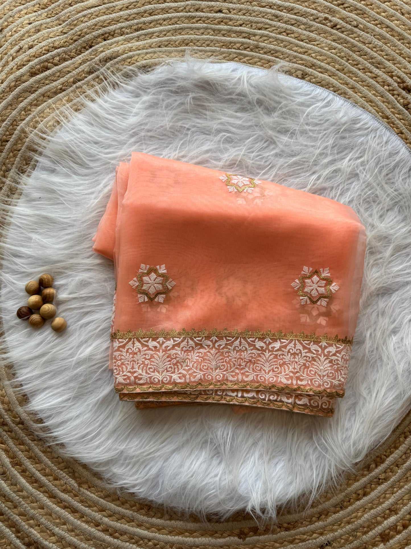 Organza saree