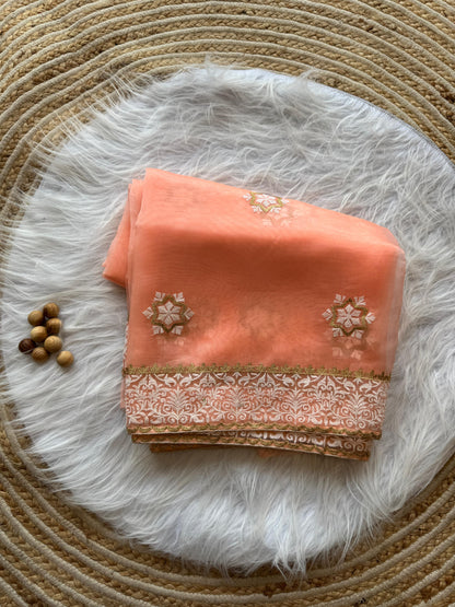 Organza saree
