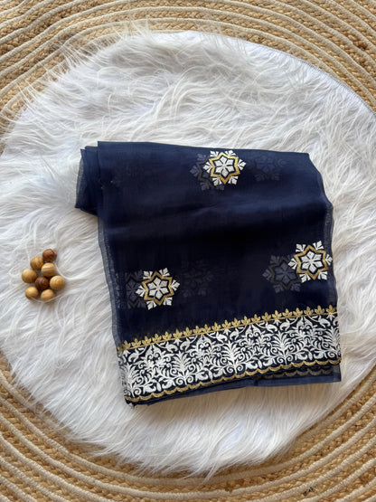 Organza saree