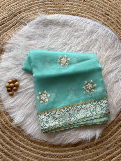 Organza saree