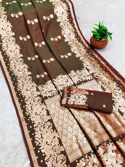 PURE BANARASI ZARI  SAREE