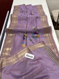 Premium soft Muga Cotton saree with classic floral