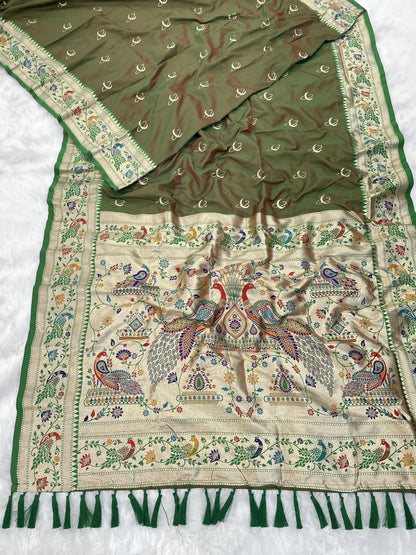 TRENDING CHANDRAKOR BANARASI PAITHANI UNIQUE SAREES