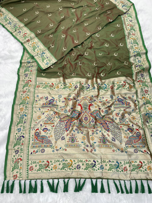 TRENDING CHANDRAKOR BANARASI PAITHANI UNIQUE SAREES