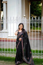 New premium ajrakh  handwork saree