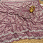 Soft Shiny Pixel Crushed Space Silk  Saree