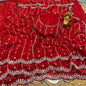 Soft Shiny Pixel Crushed Space Silk  Saree