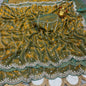 Soft Shiny Pixel Crushed Space Silk  Saree