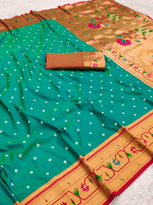 TRENDING BANDHANI PAITHANI SAREES