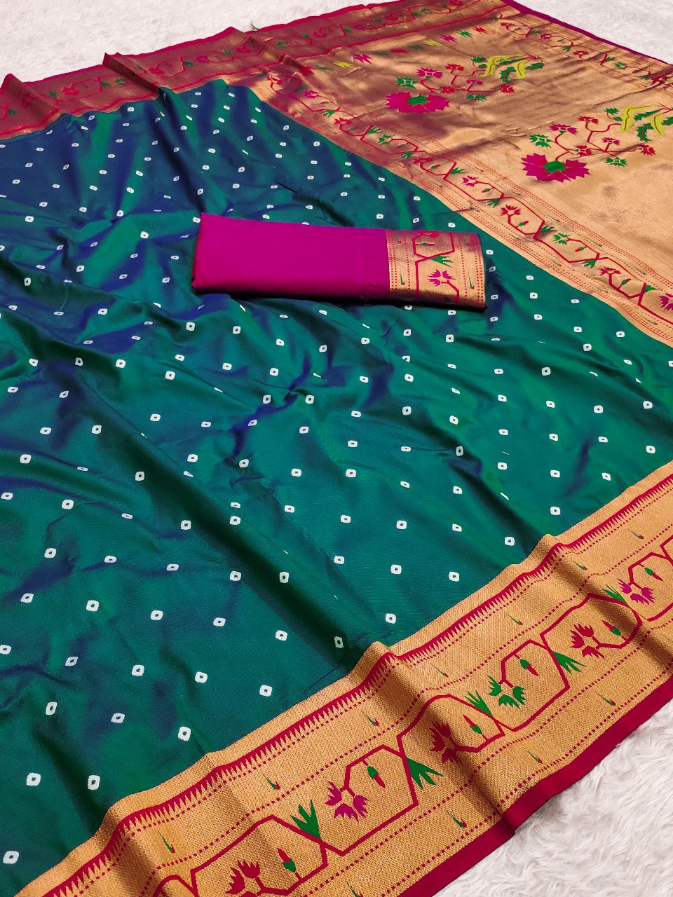 TRENDING BANDHANI PAITHANI SAREES