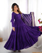 🌸 Elegant Romansilk Chanderi Anarkali Set 🌸